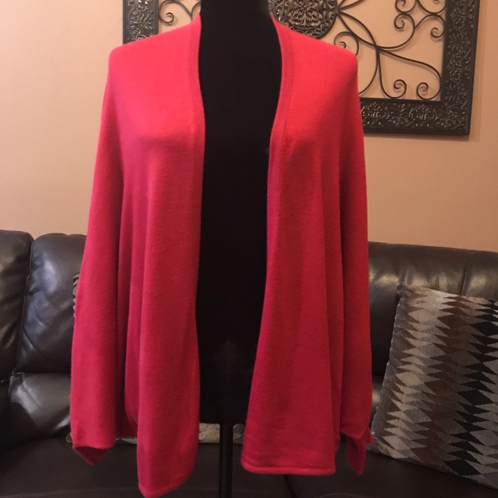 Hot pink crop sweater